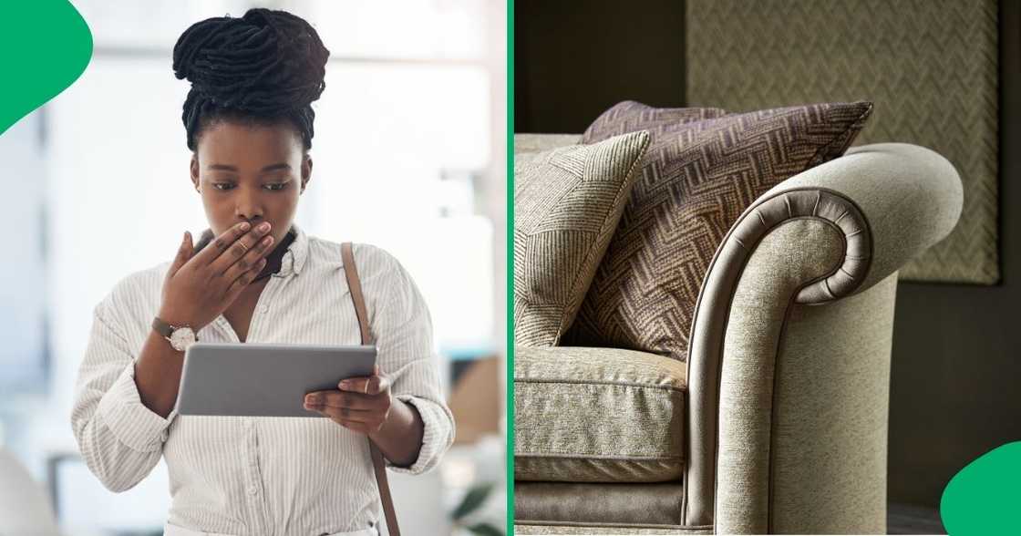 A woman was stunned by the lounge set she received from Temu A woman was stunned by the lounge set she received from Temu