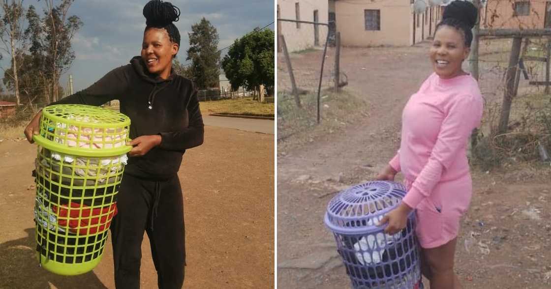 Single mom who washes laundry for a living Single mom who washes laundry for a living