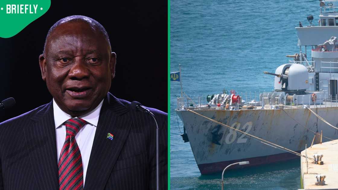 President Cyril Ramaphosa has established a panel to probe Iran's participation in the naval exercises President Cyril Ramaphosa has established a panel to probe Iran's participation in the naval exercises