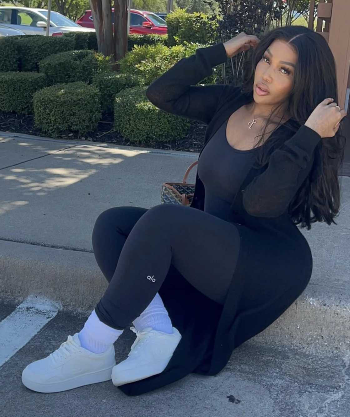 Tebogo Thobejane showed off her figure Tebogo Thobejane showed off her figure