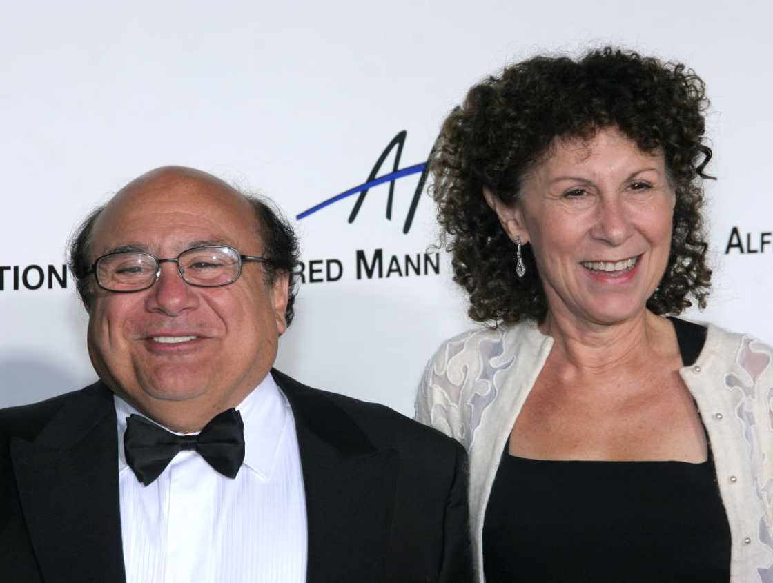 Danny DeVito and wife Rhea Perlman in Beverly Hills, United States.