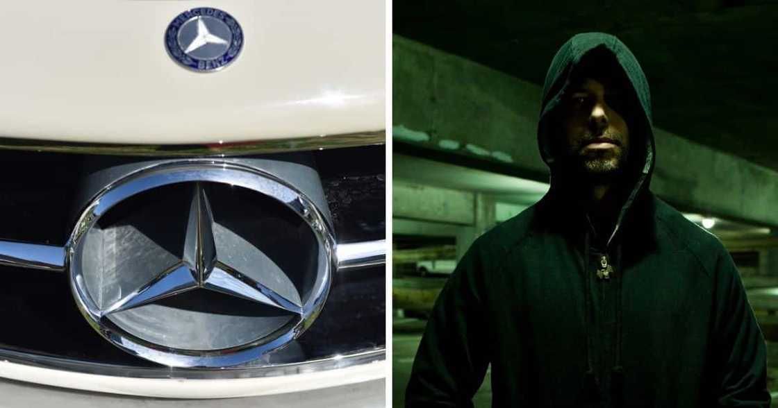 Stolen Mercedes Benz sedan found 20 years in a different province after it had been nicked, man arrested Stolen Mercedes Benz sedan found 20 years in a different province after it had been nicked, man arrested