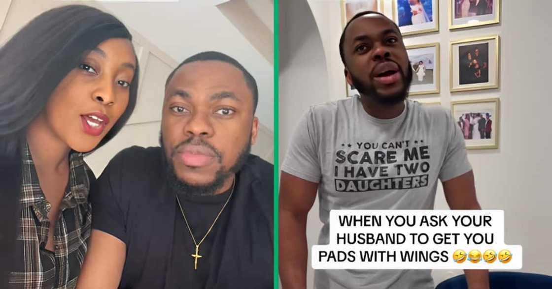 This woman sent her man out to get her pads with wings and shared with the world what he returned with This woman sent her man out to get her pads with wings and shared with the world what he returned with