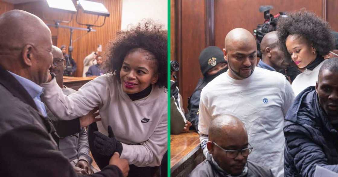 Nandipha Magudumana trended after a video of her hugging her dad went viral Nandipha Magudumana trended after a video of her hugging her dad went viral