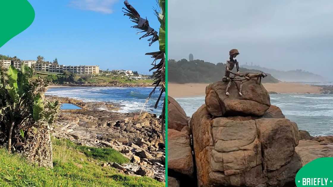 The coastline in Margate The coastline in Margate