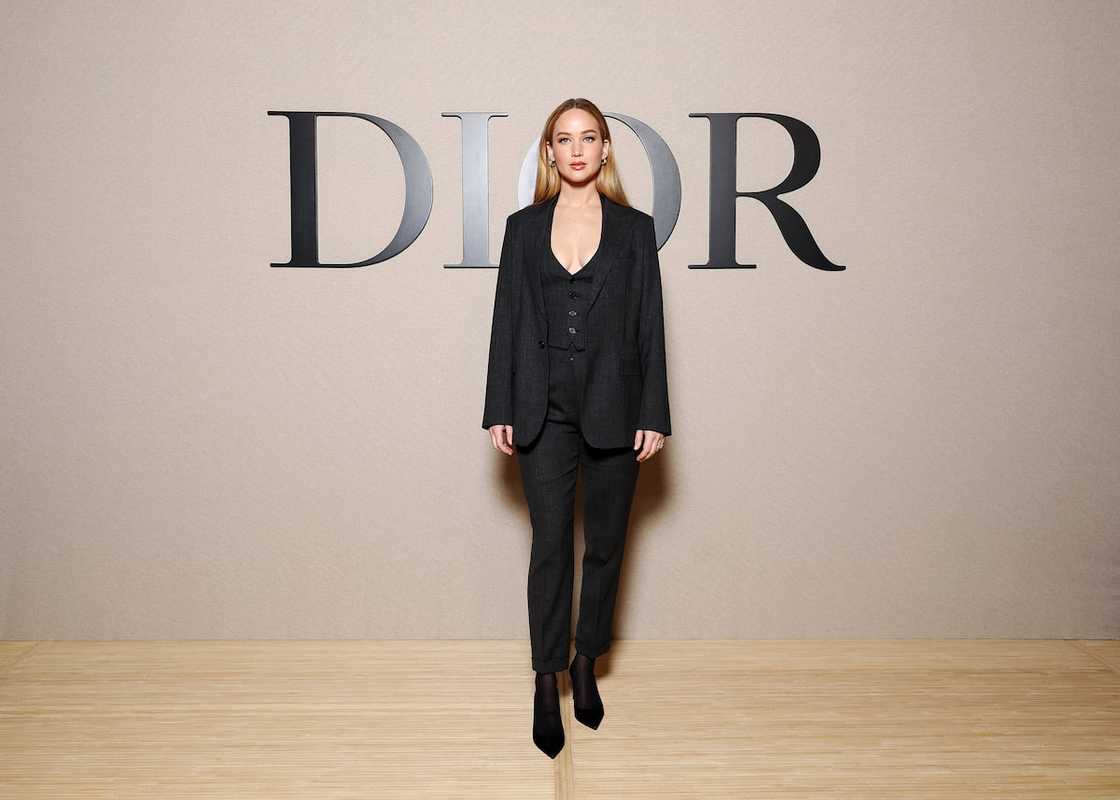 Jennifer Lawrence attends the Christian Dior Womenswear Fall/Winter show Jennifer Lawrence attends the Christian Dior Womenswear Fall/Winter show