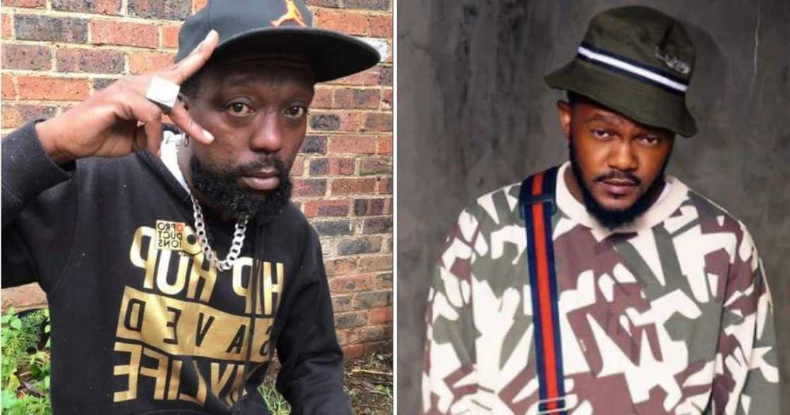 Zola 7 hangs out with Kwesta Zola 7 hangs out with Kwesta
