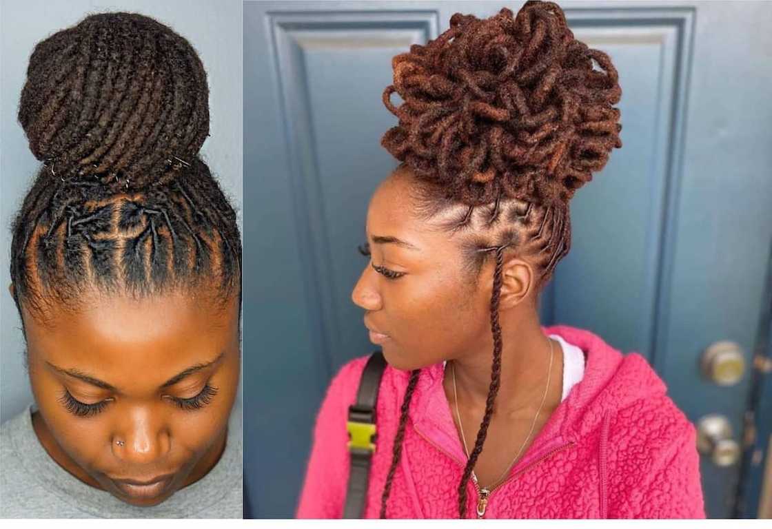 elegant dreadlock hairstyles