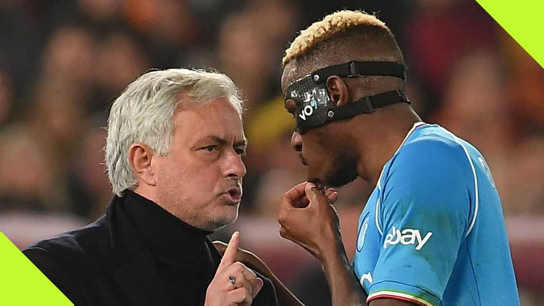 Jose Mourinho cautions Victor Osimhen