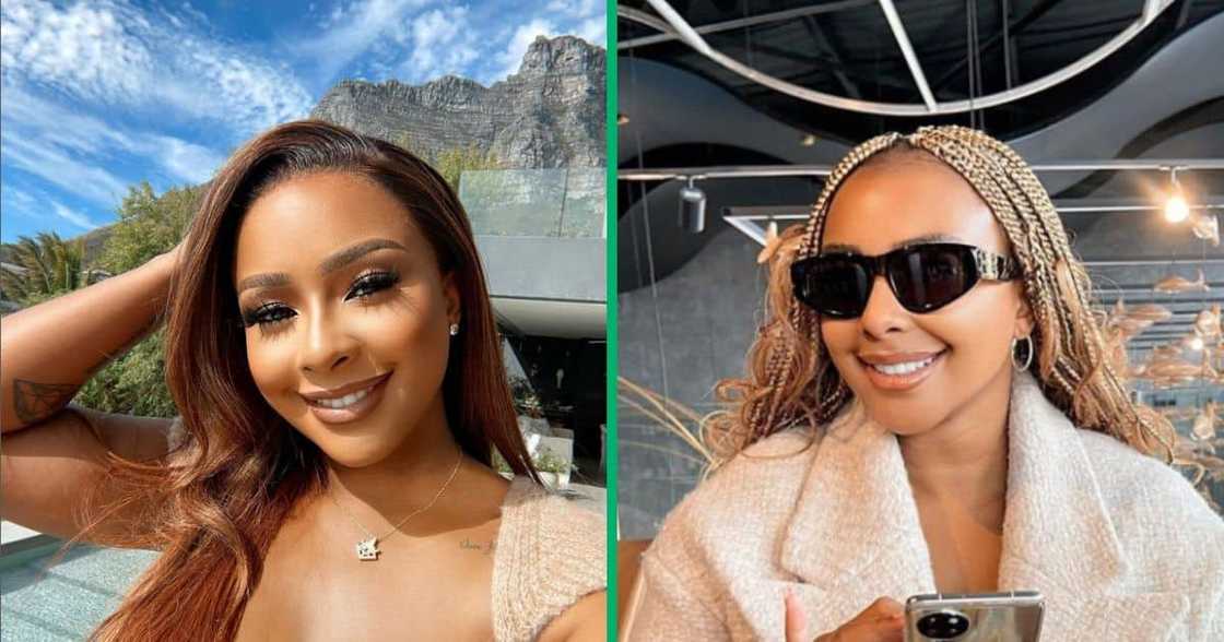 Boity receives an award at the BIMAs. Boity receives an award at the BIMAs.