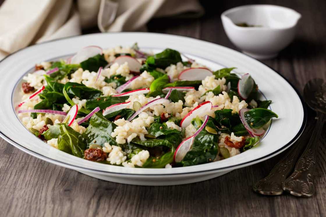 Vegeterian friendly rice salad