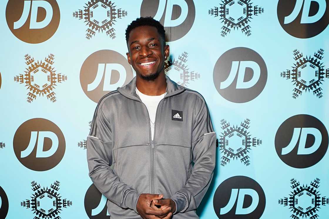 Tobi Brown at the JD King Of The Game Christmas launch in London