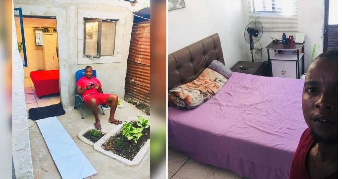 Kwazulu-Natal before and after shack transformation Kwazulu-Natal before and after shack transformation