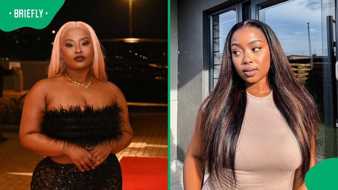 South African influencers Cyan Boujee and Siyamthanda Anita.