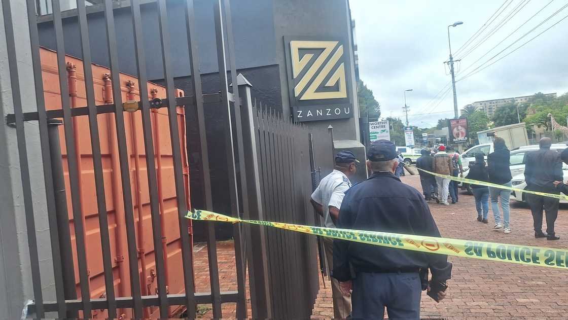 The Zanzou nightclub has been cordoned off by police following the release of viral videos detailing abuse at the premises