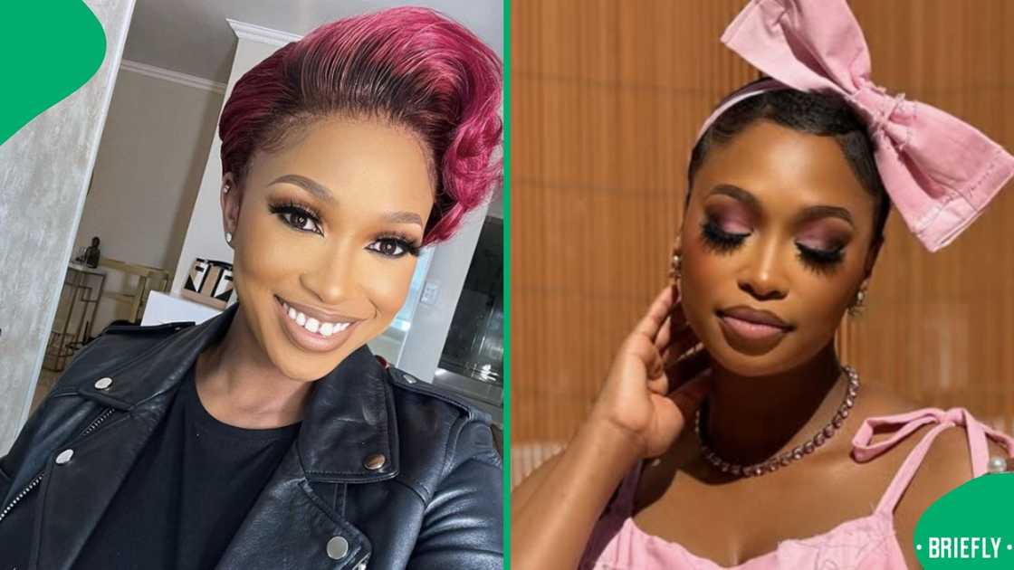 Zola Nombona's look wows fans Zola Nombona's look wows fans