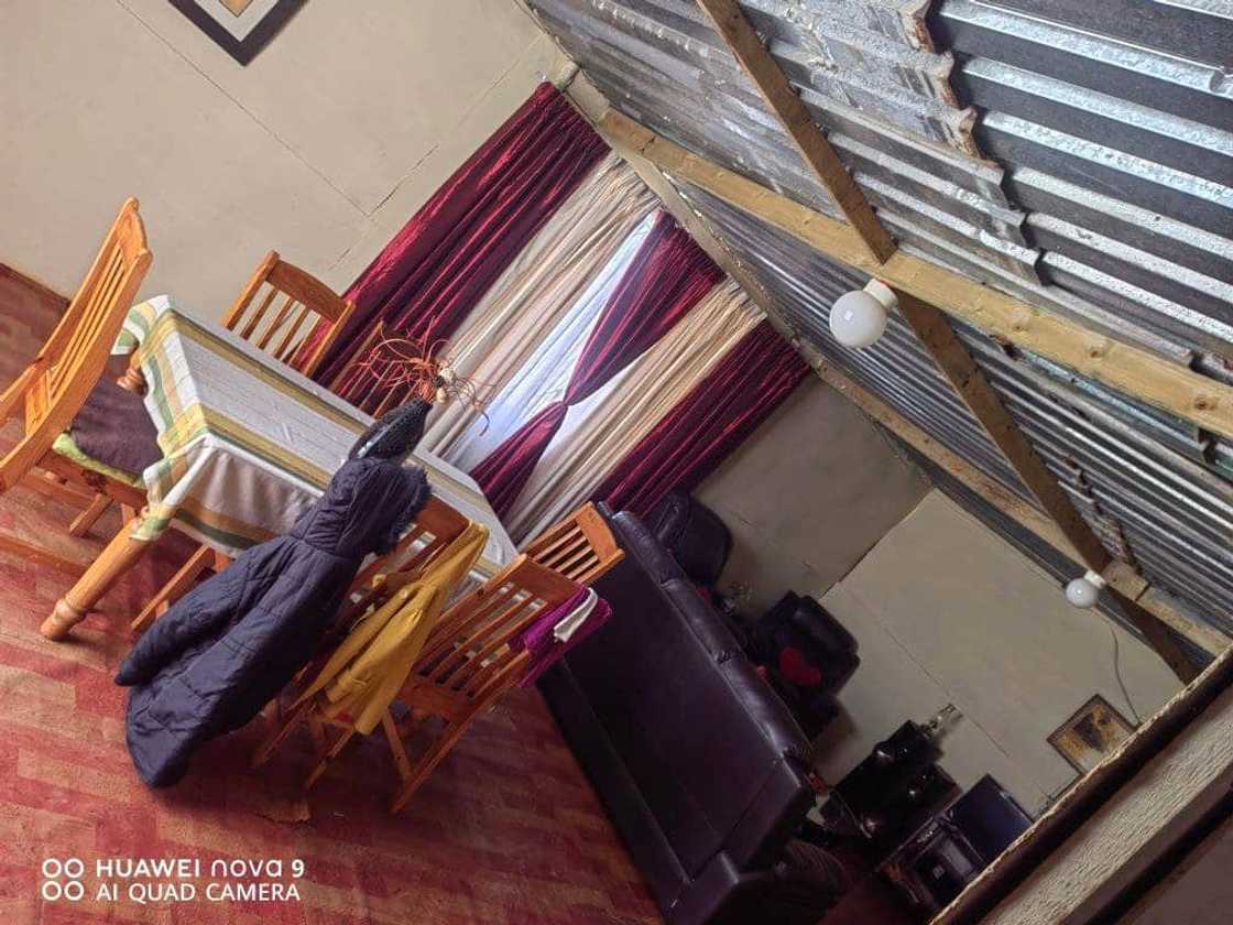 Eastern Cape woman showcases photos of the lounge and dining room. Eastern Cape woman showcases photos of the lounge and dining room.