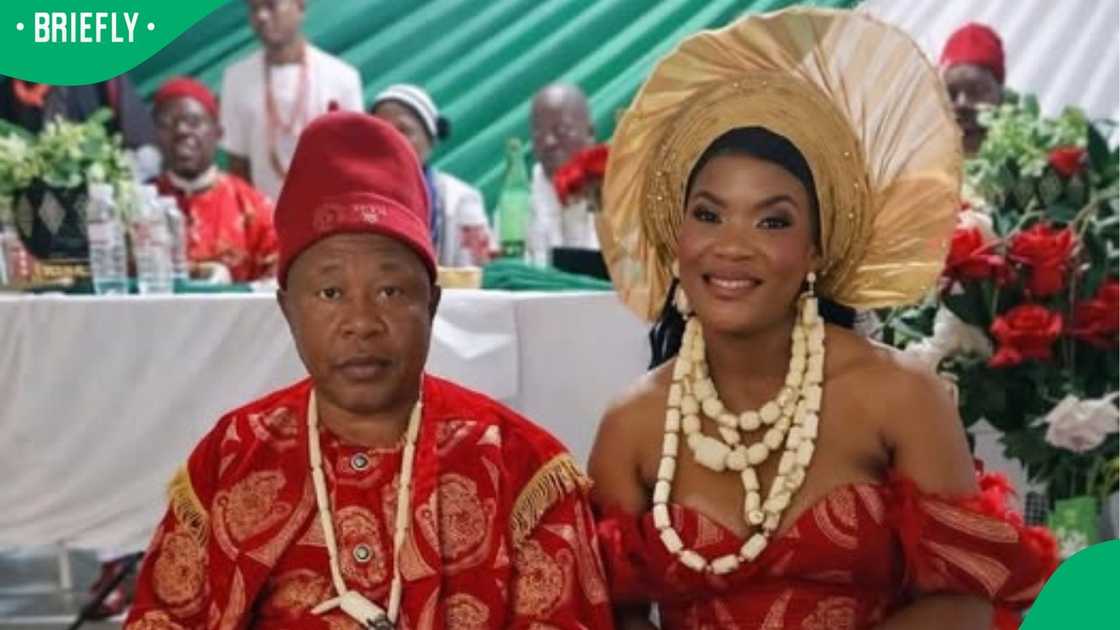 The march was held in protest over the coronation of Chief Solomon Ogbonna Eziko