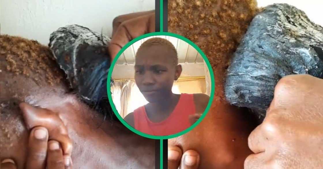 TikTok shows woman removing her wig TikTok shows woman removing her wig