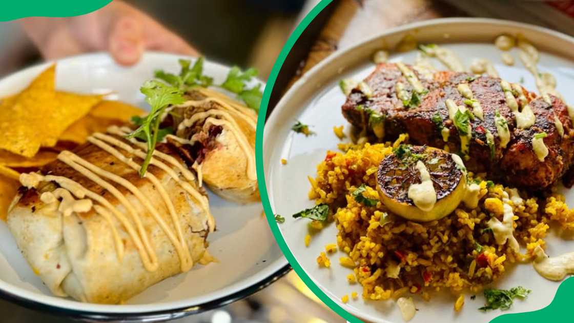 Mamacita's Cape Town burrito menu options. Mamacita's Cape Town burrito menu options.