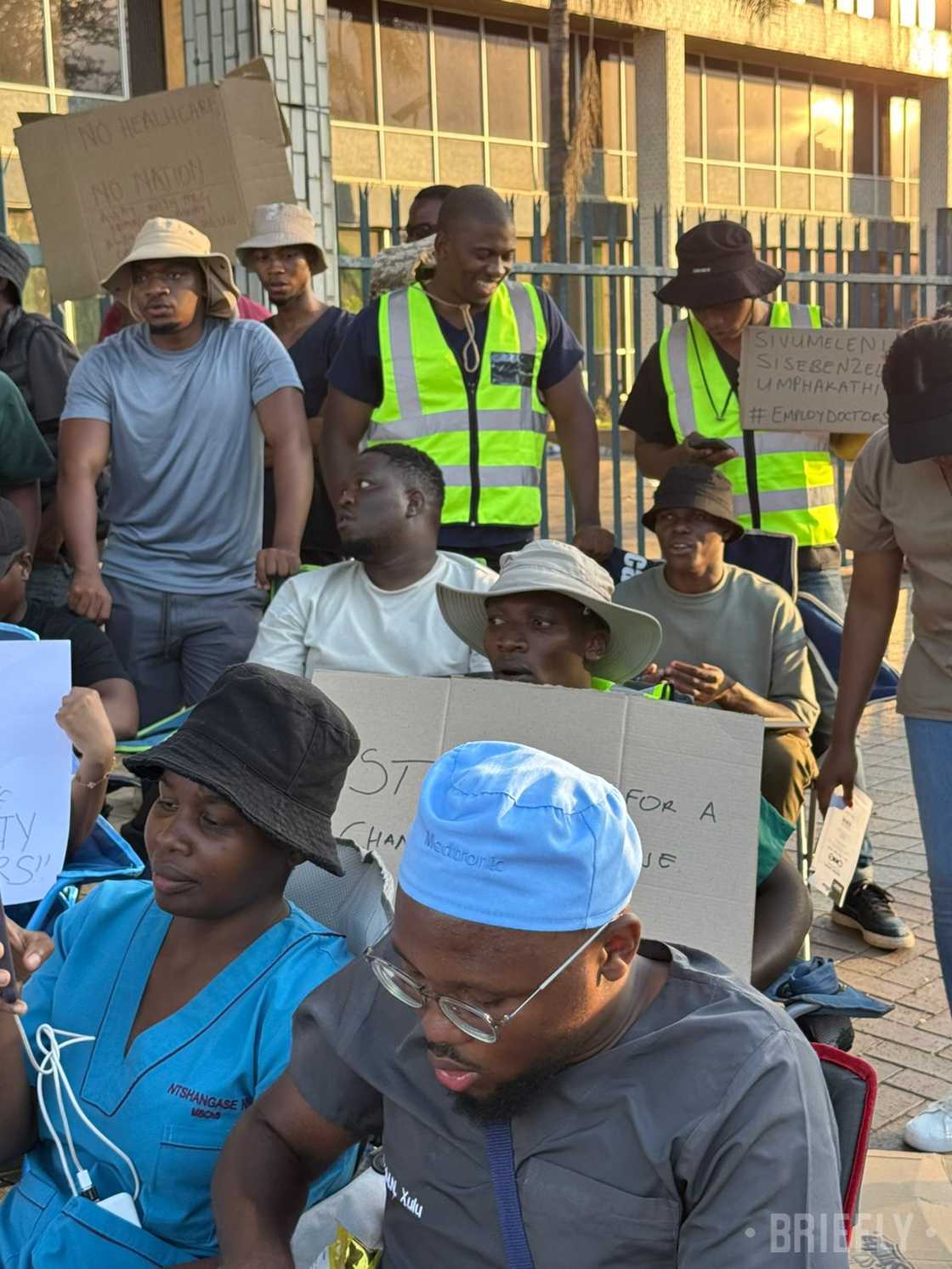 KZN jobless doctors stage march to spur government to avail employment KZN jobless doctors stage march to spur government to avail employment