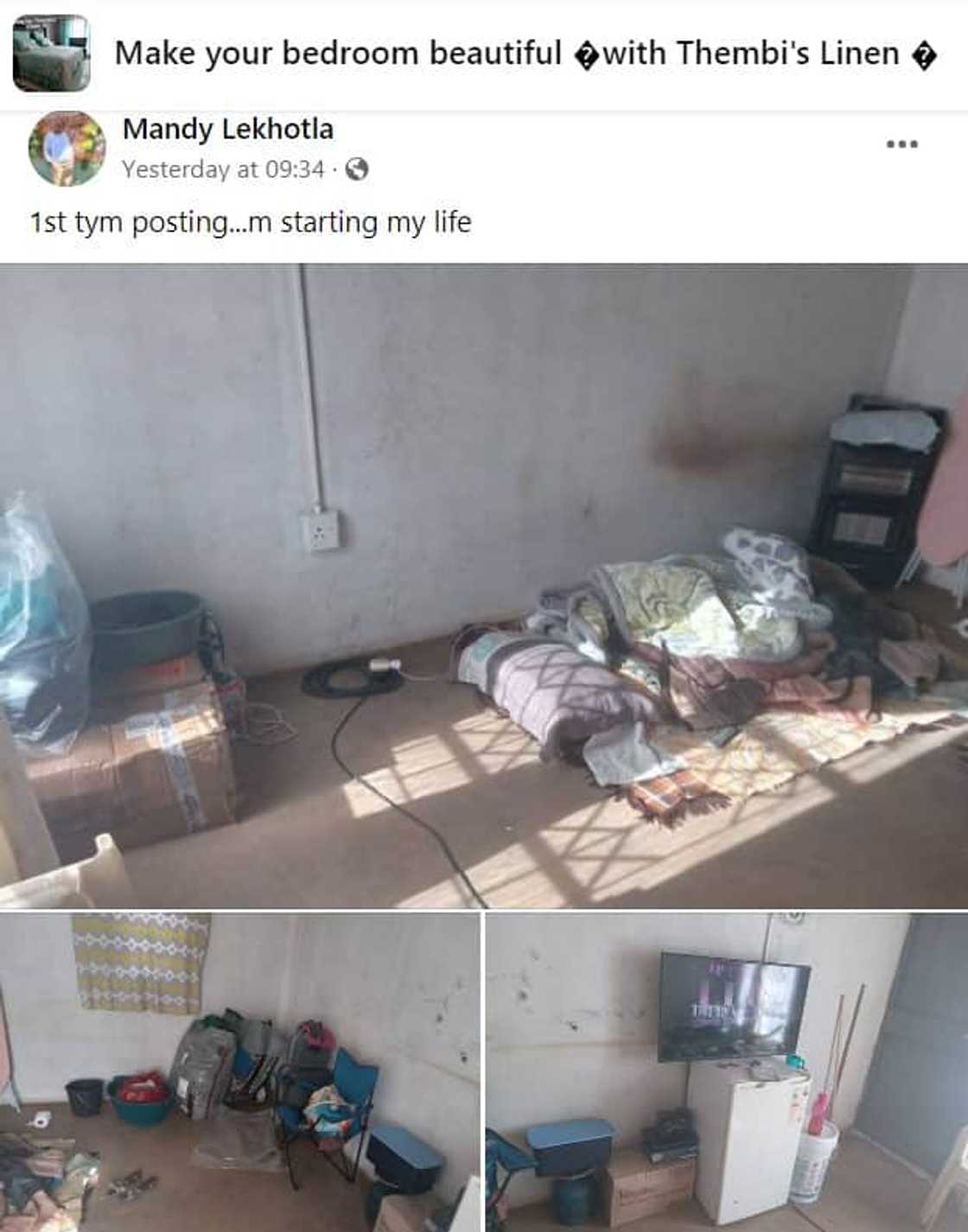 Woman shows the interior of her home. Woman shows the interior of her home.