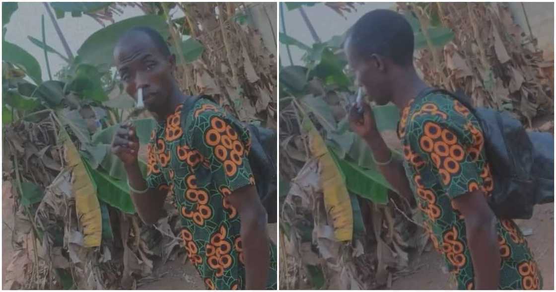 Video shows moment a shy man attempted wooing a Nigerian lady but didn't know what to say after she stopped Video shows moment a shy man attempted wooing a Nigerian lady but didn't know what to say after she stopped