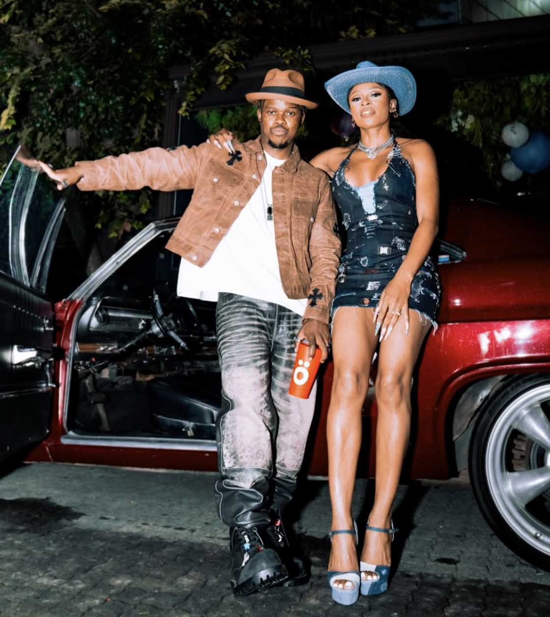 Murdah Bongz and DJ Zinhle bonded in an old video Murdah Bongz and DJ Zinhle bonded in an old video