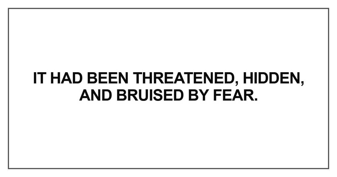 It had been threatened