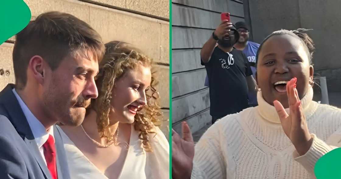 Women celebrates newlyweds Women celebrates newlyweds