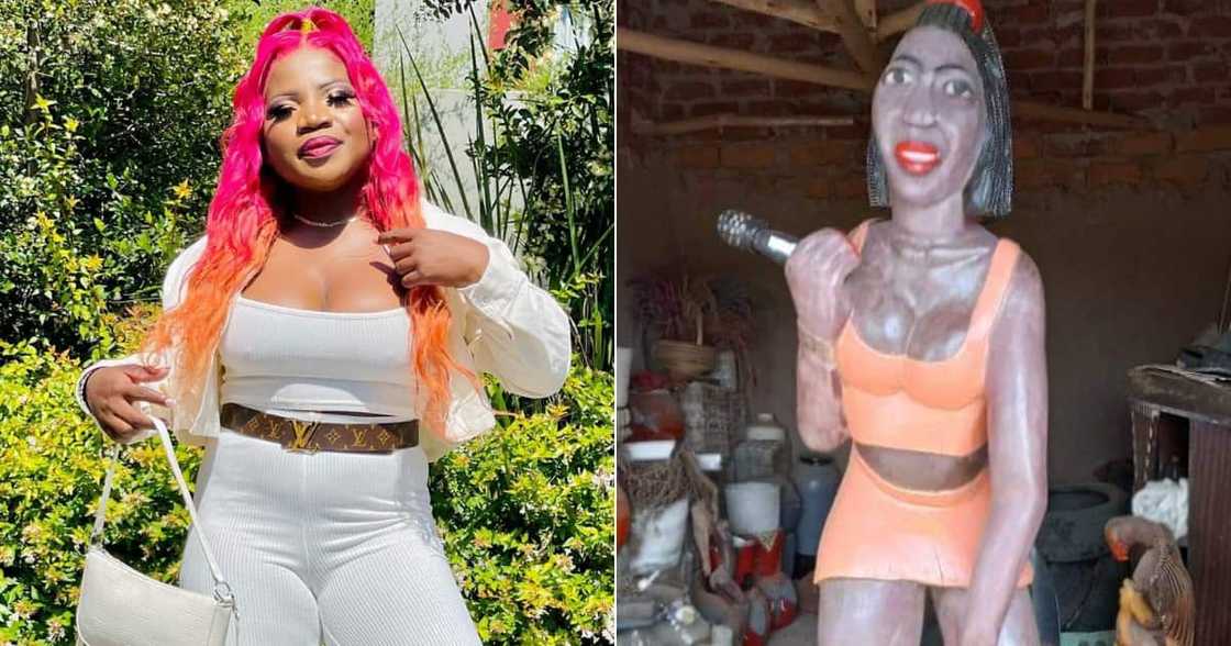 Meet the New Rasta: 'Makhadzi' Sculpture Leaves Mzansi Asking Serious Questions Meet the New Rasta: 'Makhadzi' Sculpture Leaves Mzansi Asking Serious Questions