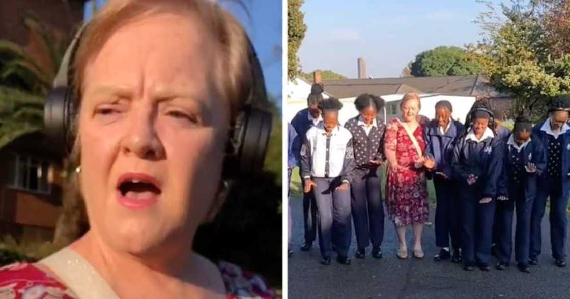 Afrikaans teacher trends for dancing to amapiano sound. Afrikaans teacher trends for dancing to amapiano sound.