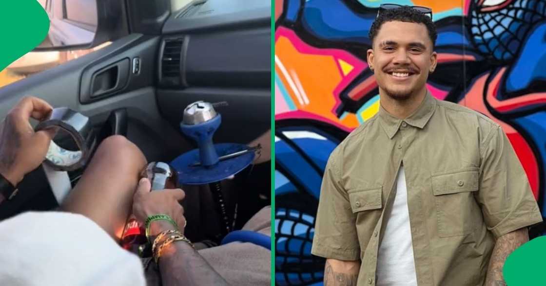 A naughty gentleman senaked alcohol into the Daisies Festival in Cape Town. A naughty gentleman senaked alcohol into the Daisies Festival in Cape Town.