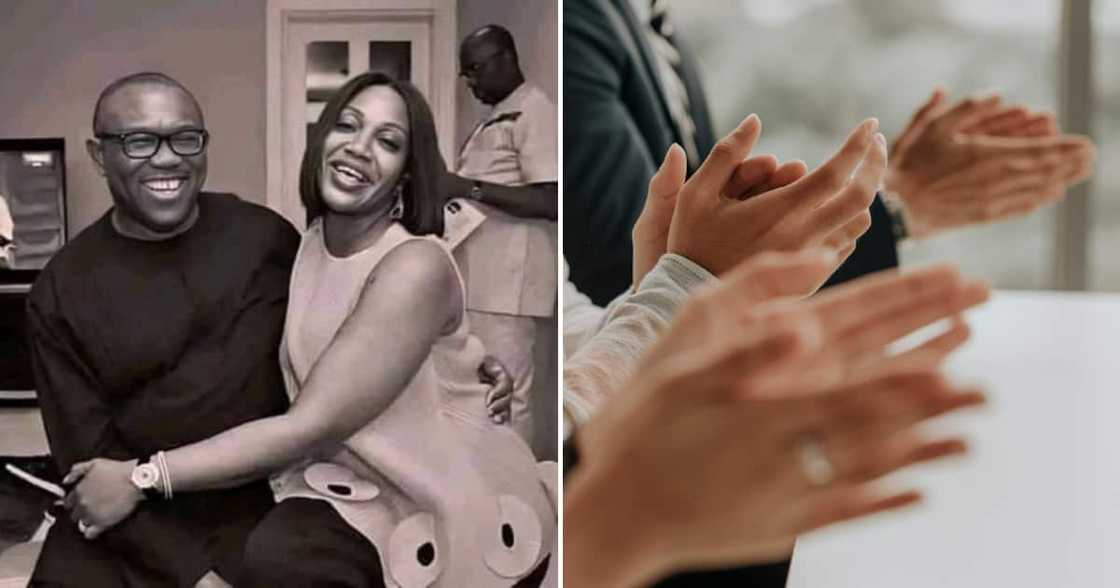 Twitter user @KelechiPhD and his beautiful wife Twitter user @KelechiPhD and his beautiful wife