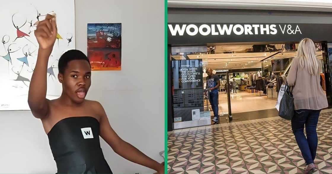 TikTok video shows Woolworths dress by man TikTok video shows Woolworths dress by man