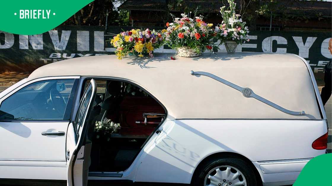 The hearse driver was transporting a body when he was stopped The hearse driver was transporting a body when he was stopped