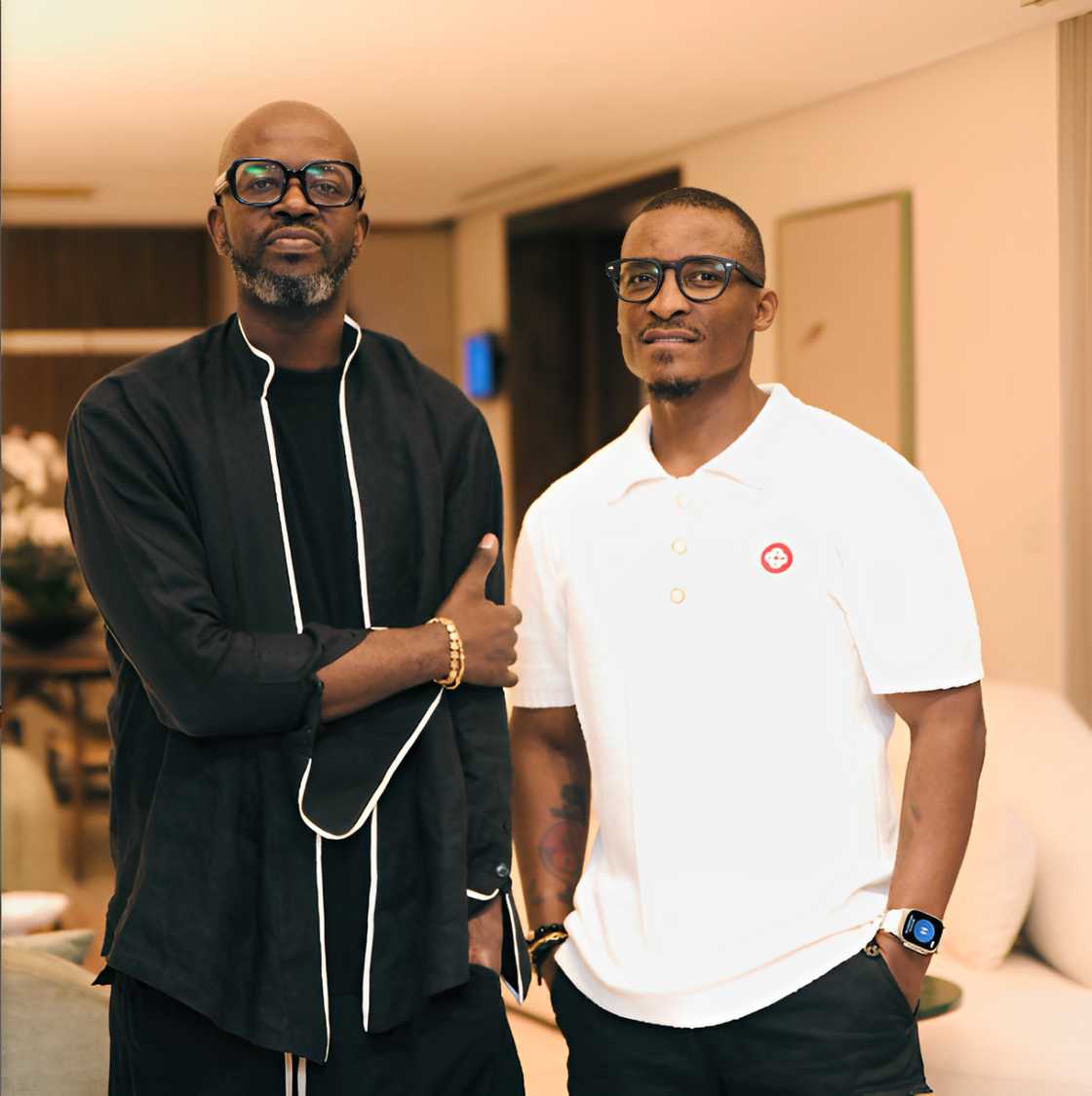 Black Coffee and Shoba's old picture went viral on social media. Black Coffee and Shoba's old picture went viral on social media.