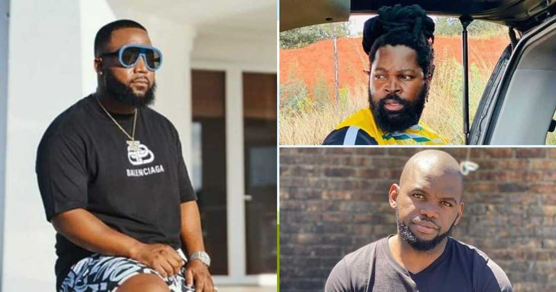 Cassper Nyovest, Big Zulu and Siv Ngesi have challenged each other