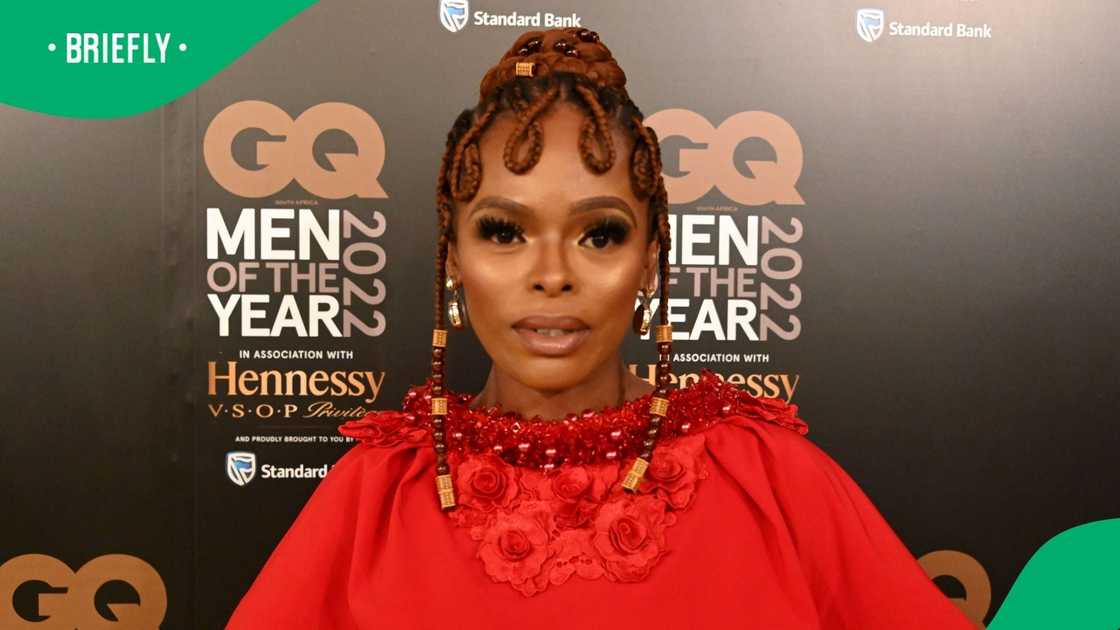 Unathi Nkayi shows off curves in gorgeous dress Unathi Nkayi shows off curves in gorgeous dress