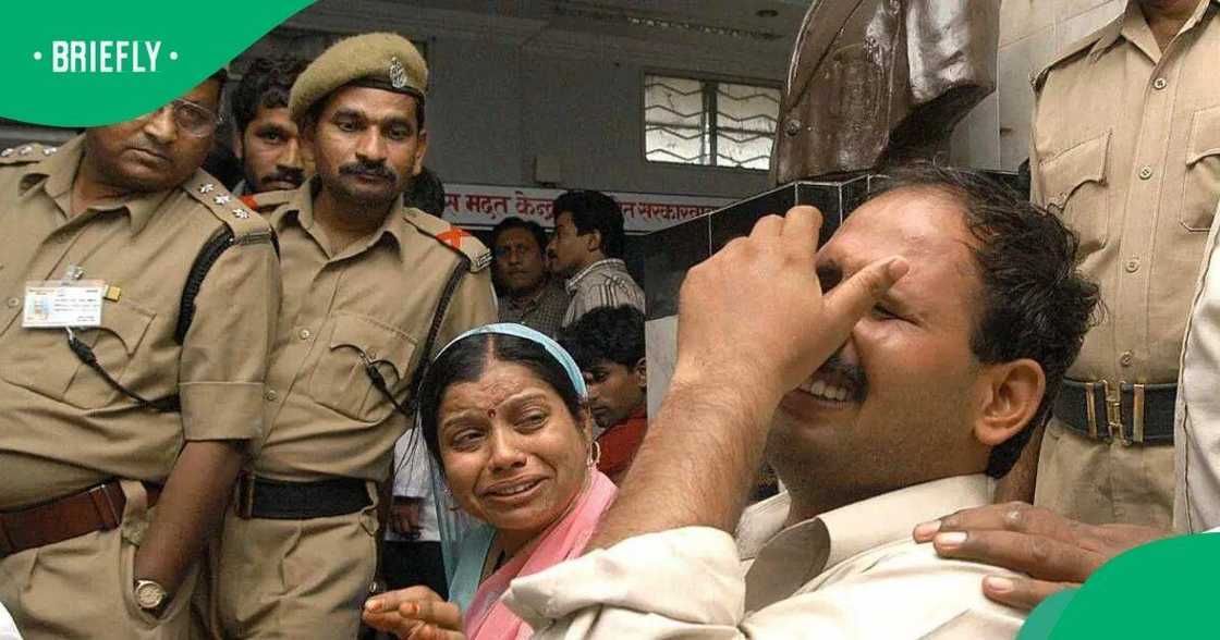 Trgedy struck at a religious gathering. Trgedy struck at a religious gathering.