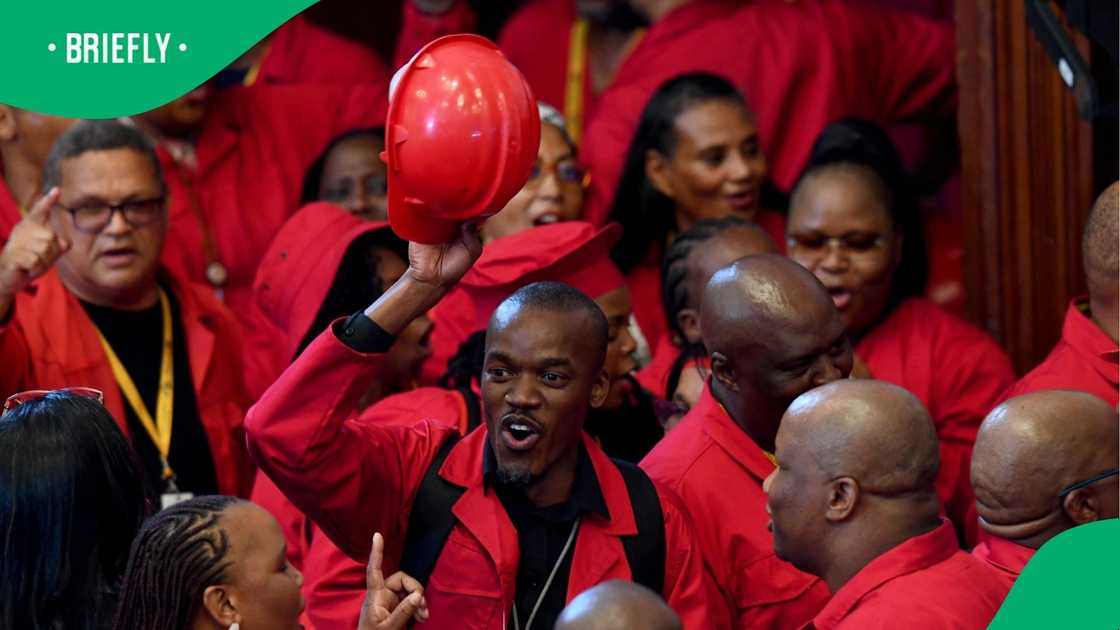 The EFF is in a celebratory mood ahead of the budget speech The EFF is in a celebratory mood ahead of the budget speech