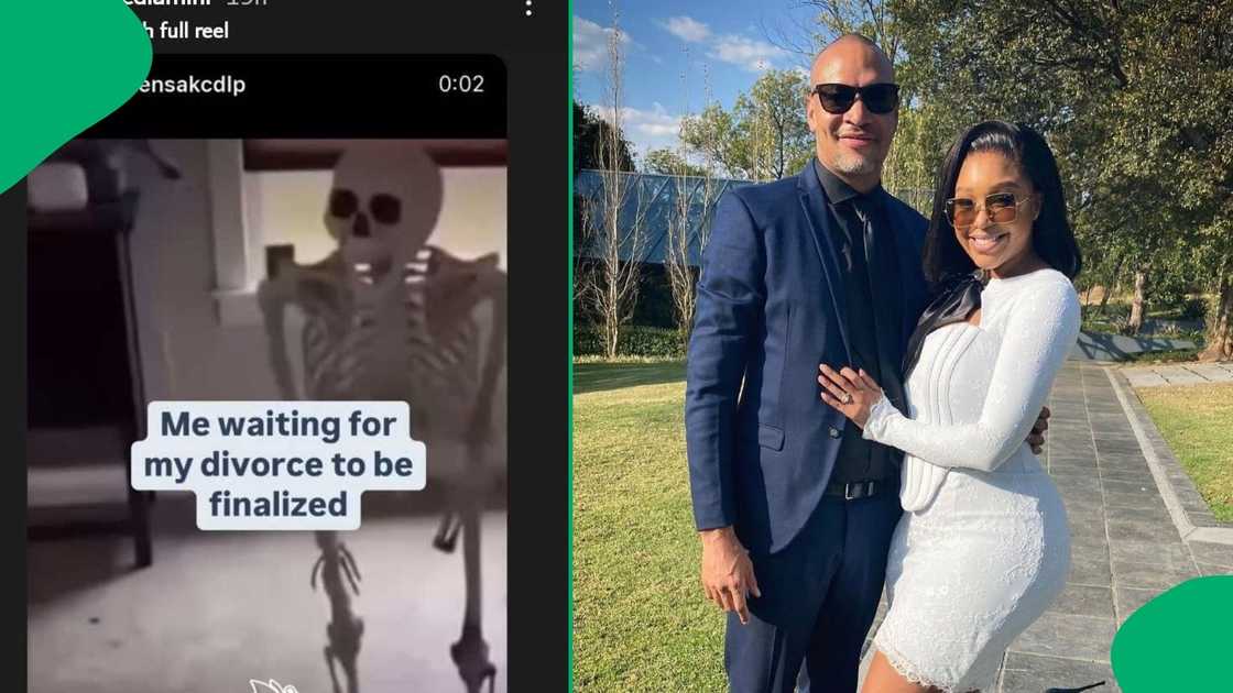 Minnie Dlamini with estranged husband Quinton Jones Minnie Dlamini with estranged husband Quinton Jones