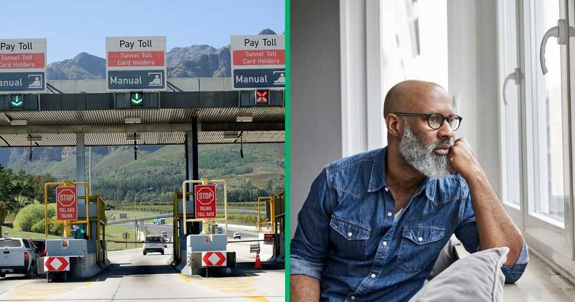 A group of hijackers tried to hijack a Toyota Fortuner while standing at a toll gate A group of hijackers tried to hijack a Toyota Fortuner while standing at a toll gate