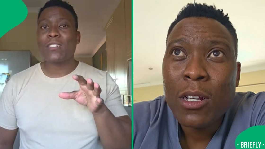 The picture on the right captured the psychologist wearing blue scrubs The picture on the right captured the psychologist wearing blue scrubs