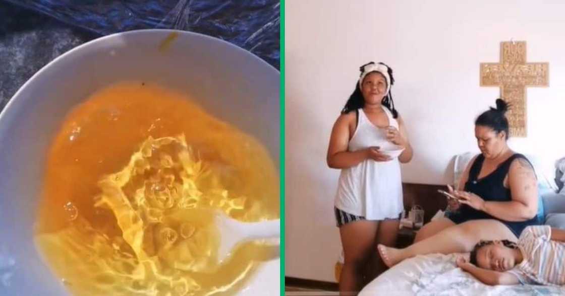 A TikTok video shows a teen pranking her mom A TikTok video shows a teen pranking her mom