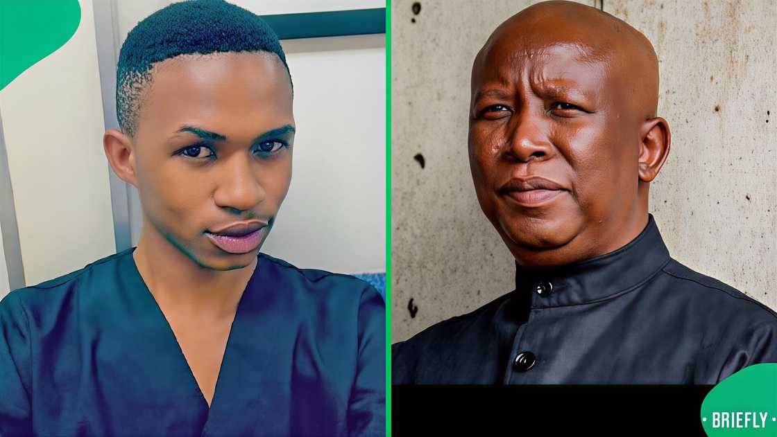 Musa Khawula continued to mock Julius Malema Musa Khawula continued to mock Julius Malema