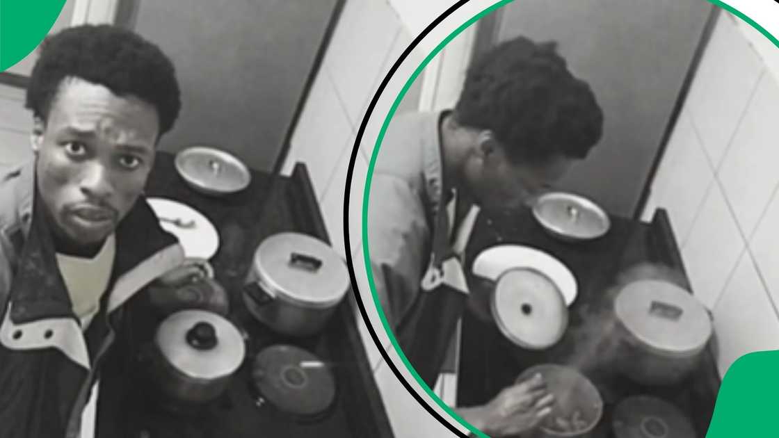 A TikTok video of a young man stealing cooked food caught many people's attention and triggered those who've been victims of theft A TikTok video of a young man stealing cooked food caught many people's attention and triggered those who've been victims of theft