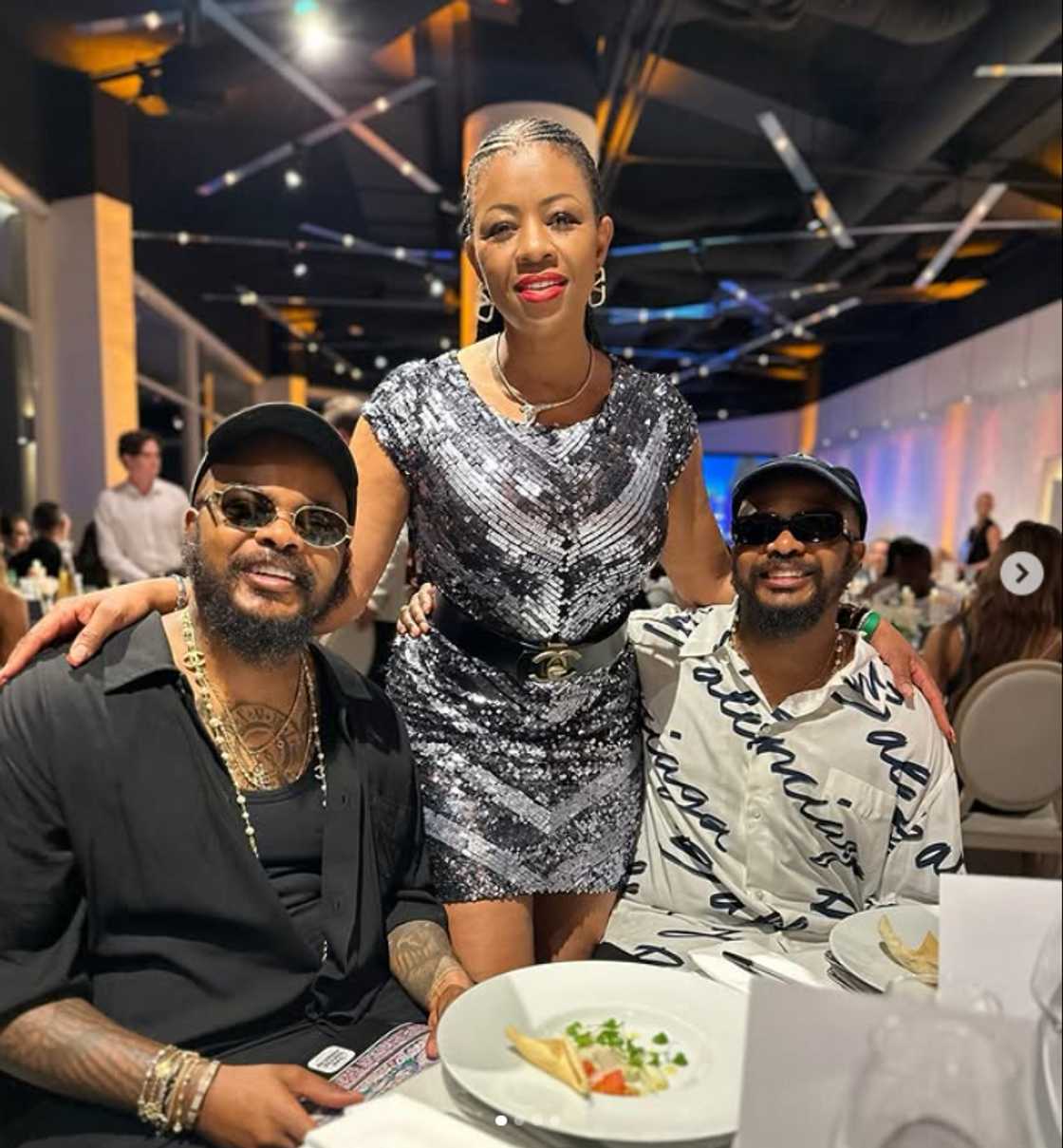 Johanna attended the Black Coffee Foundation gala dinner as well as the Major League DJz. Johanna attended the Black Coffee Foundation gala dinner as well as the Major League DJz.