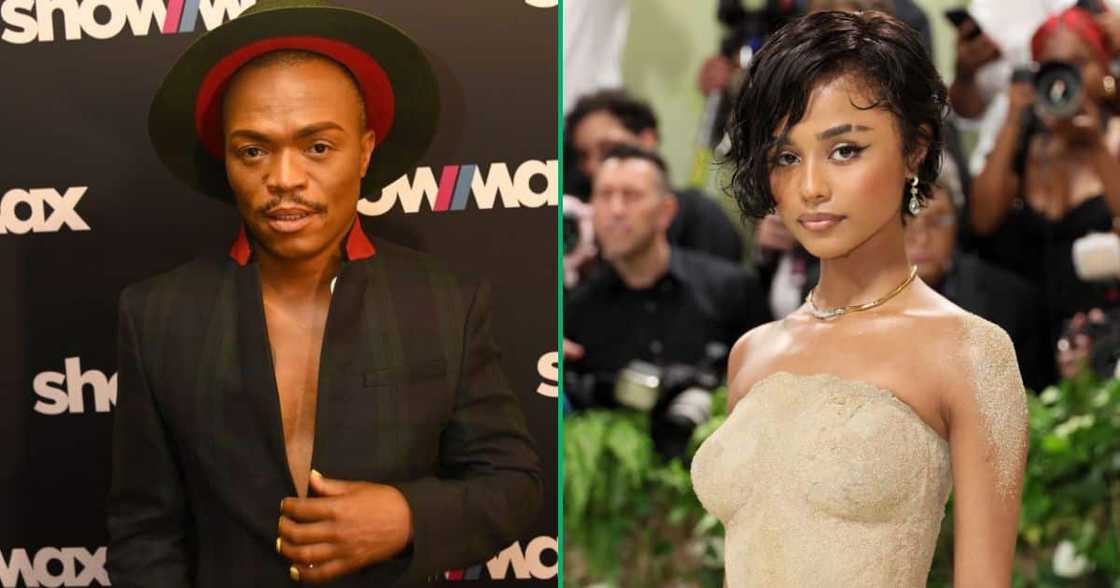 Somizi recreates Tyla's Met Gala look Somizi recreates Tyla's Met Gala look