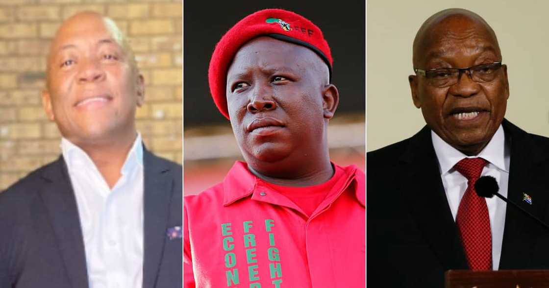 DJ Linda Sibiya, Julius Malema, Jacob Zuma, House Arrest, Open letter, Twitter reactions DJ Linda Sibiya, Julius Malema, Jacob Zuma, House Arrest, Open letter, Twitter reactions